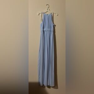 David’s Bridal Blue Strap Dress
